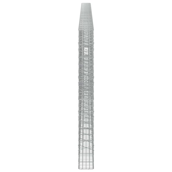 vidaXL Gabión s drôtom 5 mm a sieťou 5x10 cm 900x20x200 cm – Obrázok 4