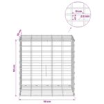 vidaXL Gabión s drôtom 5 mm a sieťou 5x10 cm 50x30x50 cm – Obrázok 6