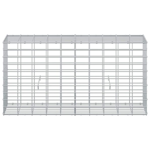 vidaXL Gabión s drôtom 5 mm a sieťou 5x10 cm 100x30x50 cm – Obrázok 3