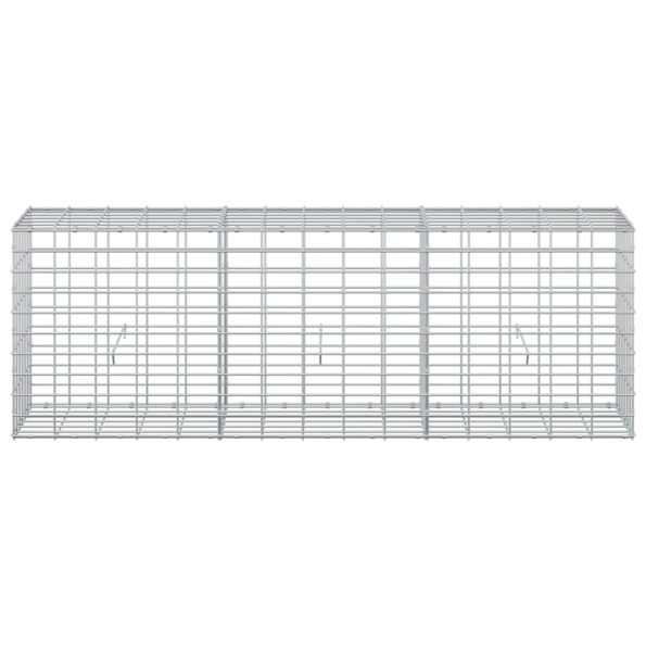 vidaXL Gabión s drôtom 5 mm a sieťou 5x10 cm 150x30x50 cm – Obrázok 3