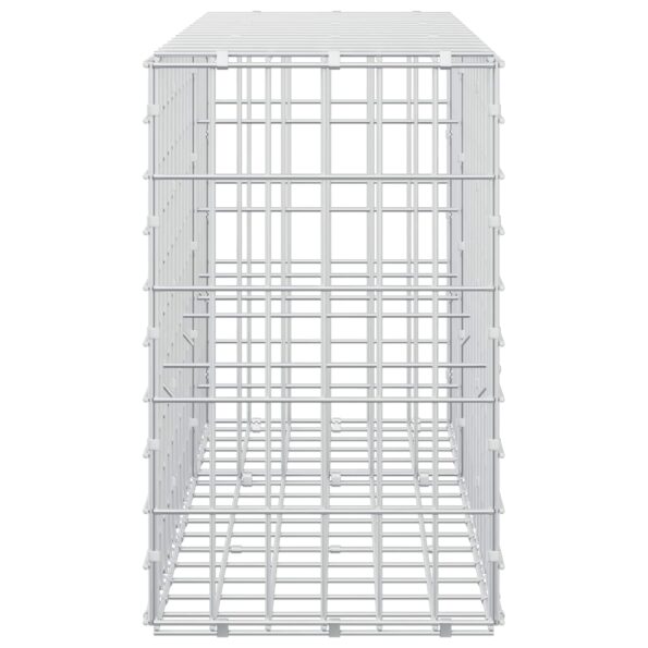 vidaXL Gabión s drôtom 5 mm a sieťou 5x10 cm 150x30x50 cm – Obrázok 4