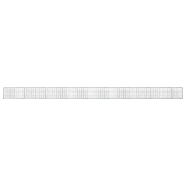 vidaXL Gabión s drôtom 5 mm a sieťou 5x10 cm 850x30x50 cm – Obrázok 3