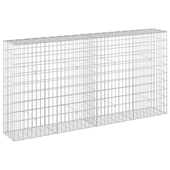 vidaXL Gabión s drôtom 5 mm a sieťou 5x10 cm 200x30x100 cm – Obrázok 2