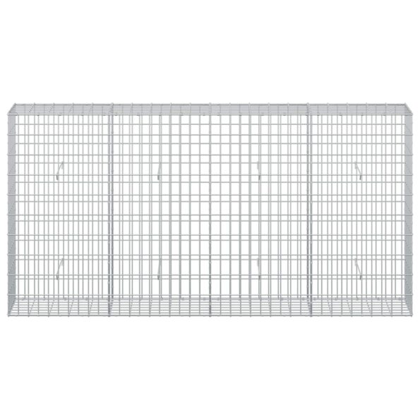 vidaXL Gabión s drôtom 5 mm a sieťou 5x10 cm 200x30x100 cm – Obrázok 3