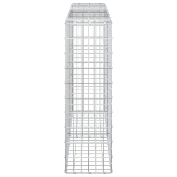 vidaXL Gabión s drôtom 5 mm a sieťou 5x10 cm 200x30x100 cm – Obrázok 4