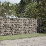 vidaXL Gabión s drôtom 5 mm a sieťou 5x10 cm 250x30x100 cm
