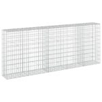 vidaXL Gabión s drôtom 5 mm a sieťou 5x10 cm 250x30x100 cm – Obrázok 2