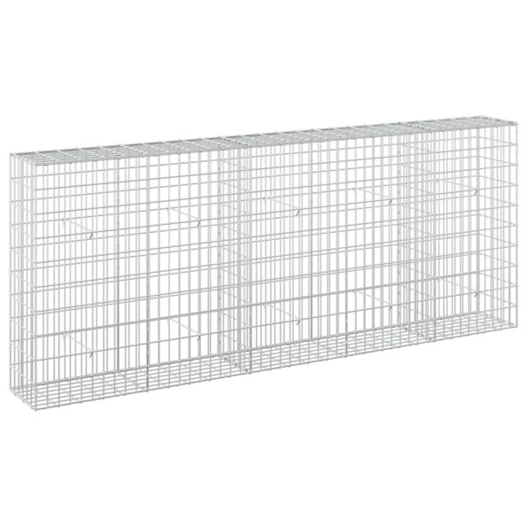 vidaXL Gabión s drôtom 5 mm a sieťou 5x10 cm 250x30x100 cm – Obrázok 2