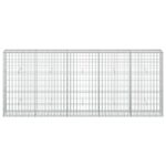vidaXL Gabión s drôtom 5 mm a sieťou 5x10 cm 250x30x100 cm – Obrázok 3