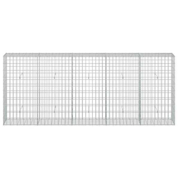 vidaXL Gabión s drôtom 5 mm a sieťou 5x10 cm 250x30x100 cm – Obrázok 3