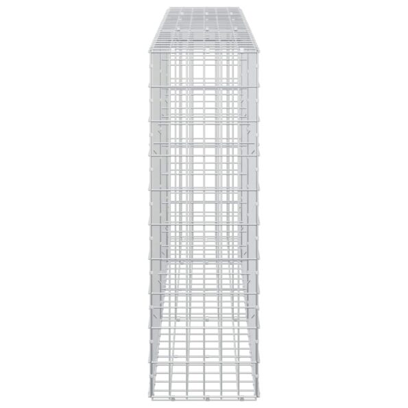 vidaXL Gabión s drôtom 5 mm a sieťou 5x10 cm 250x30x100 cm – Obrázok 4