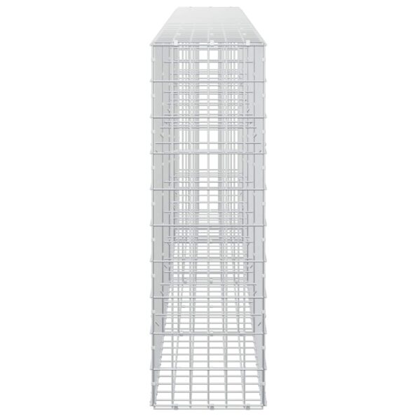 vidaXL Gabión s drôtom 5 mm a sieťou 5x10 cm 400x30x100 cm – Obrázok 4