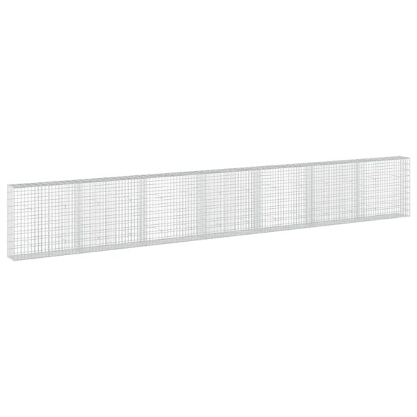 vidaXL Gabión s drôtom 5 mm a sieťou 5x10 cm 700x30x100 cm – Obrázok 2