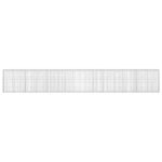 vidaXL Gabión s drôtom 5 mm a sieťou 5x10 cm 700x30x100 cm – Obrázok 3