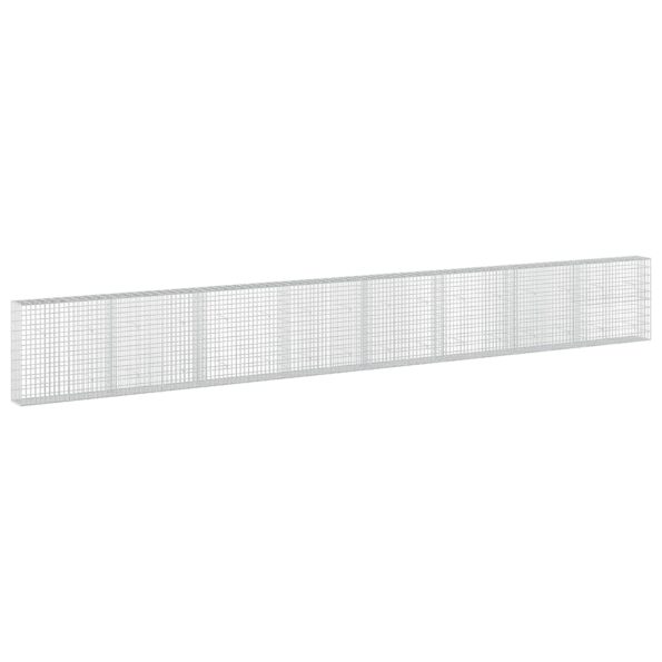 vidaXL Gabión s drôtom 5 mm a sieťou 5x10 cm 800x30x100 cm – Obrázok 2