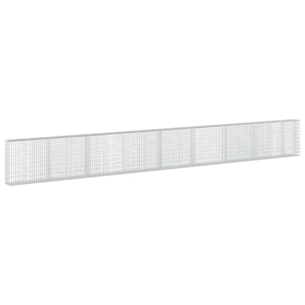 vidaXL Gabión s drôtom 5 mm a sieťou 5x10 cm 850x30x100 cm – Obrázok 2