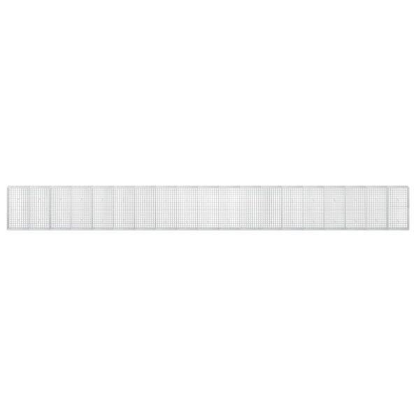 vidaXL Gabión s drôtom 5 mm a sieťou 5x10 cm 950x30x100 cm – Obrázok 3
