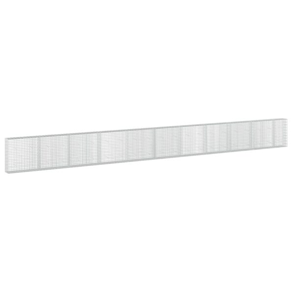 vidaXL Gabión s drôtom 5 mm a sieťou 5x10 cm 1050x30x100 cm – Obrázok 2
