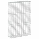 vidaXL Gabión s drôtom 5 mm a sieťou 5x10 cm 100x30x150 cm – Obrázok 2