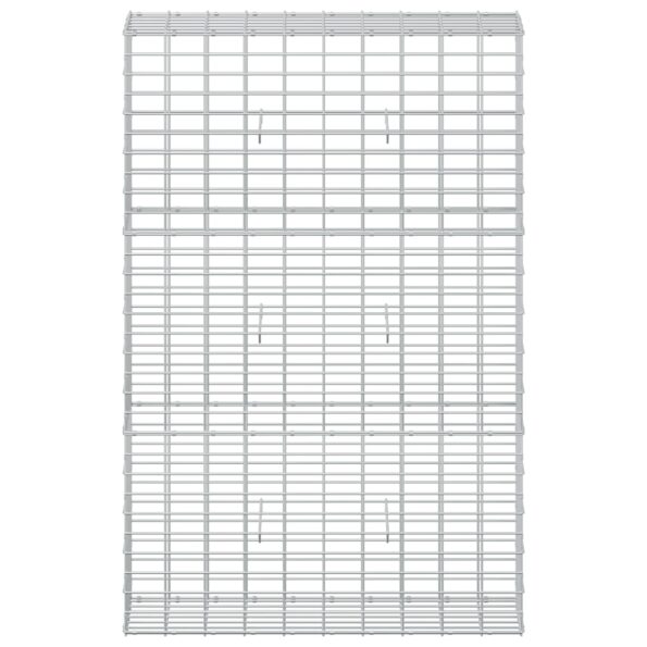 vidaXL Gabión s drôtom 5 mm a sieťou 5x10 cm 100x30x150 cm – Obrázok 3