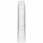 vidaXL Gabión s drôtom 5 mm a sieťou 5x10 cm 100x30x150 cm – Obrázok 4
