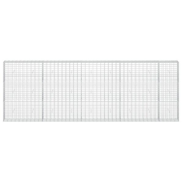 vidaXL Gabión s drôtom 5 mm a sieťou 5x10 cm 450x30x150 cm – Obrázok 3