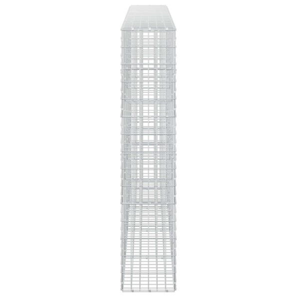 vidaXL Gabión s drôtom 5 mm a sieťou 5x10 cm 450x30x150 cm – Obrázok 4