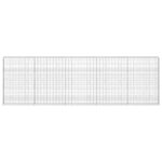 vidaXL Gabión s drôtom 5 mm a sieťou 5x10 cm 500x30x150 cm – Obrázok 3