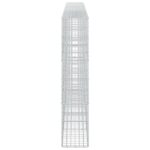 vidaXL Gabión s drôtom 5 mm a sieťou 5x10 cm 500x30x150 cm – Obrázok 4