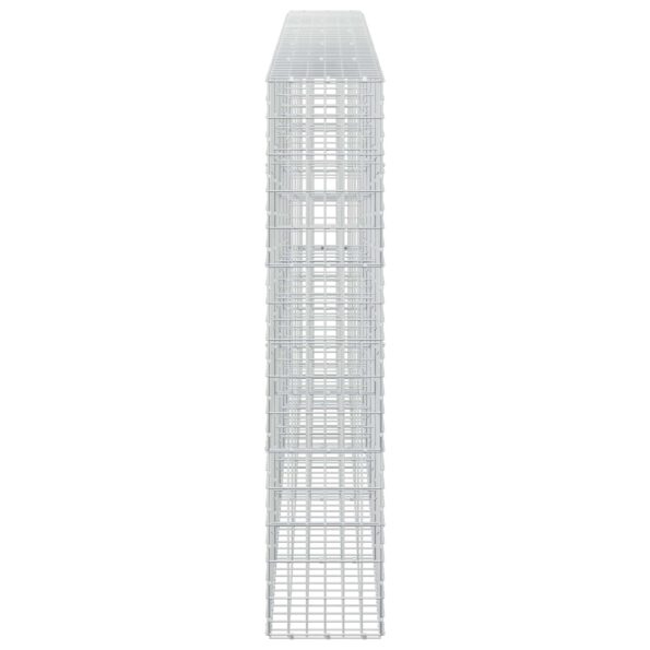 vidaXL Gabión s drôtom 5 mm a sieťou 5x10 cm 500x30x150 cm – Obrázok 4