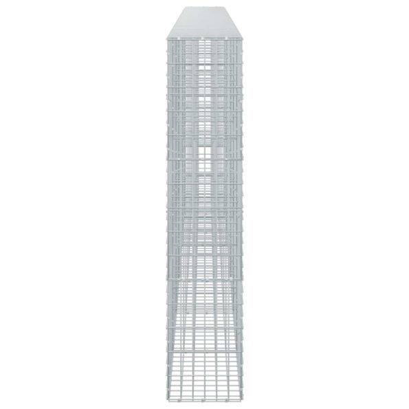 vidaXL Gabión s drôtom 5 mm a sieťou 5x10 cm 700x30x150 cm – Obrázok 4