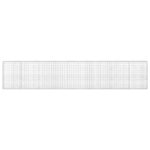 vidaXL Gabión s drôtom 5 mm a sieťou 5x10 cm 800x30x150 cm – Obrázok 3