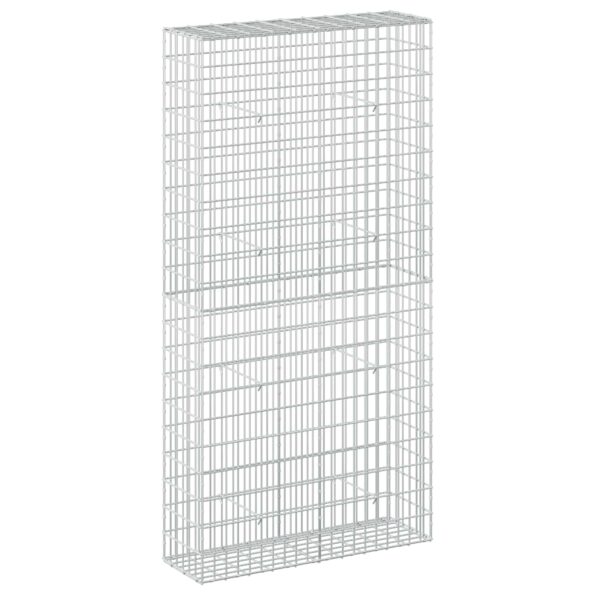 vidaXL Gabión s drôtom 5 mm a sieťou 5x10 cm 100x30x200 cm – Obrázok 2