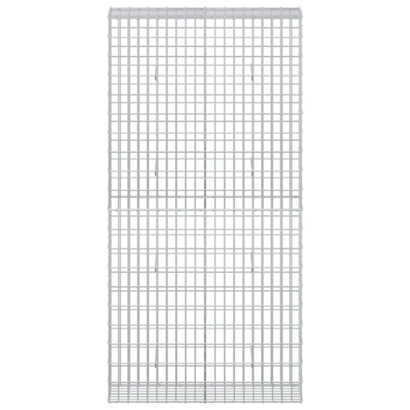 vidaXL Gabión s drôtom 5 mm a sieťou 5x10 cm 100x30x200 cm – Obrázok 3