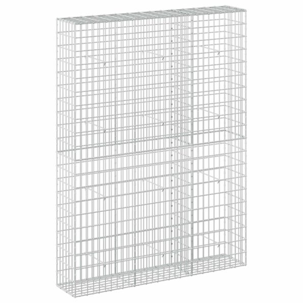 vidaXL Gabión s drôtom 5 mm a sieťou 5x10 cm 150x30x200 cm – Obrázok 2