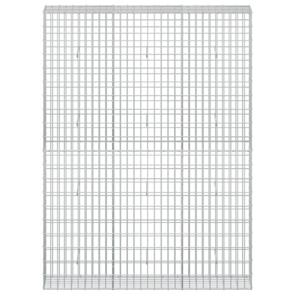 vidaXL Gabión s drôtom 5 mm a sieťou 5x10 cm 150x30x200 cm – Obrázok 3