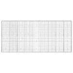 vidaXL Gabión s drôtom 5 mm a sieťou 5x10 cm 450x30x200 cm – Obrázok 3