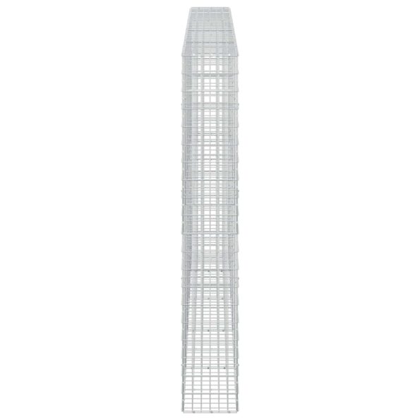 vidaXL Gabión s drôtom 5 mm a sieťou 5x10 cm 450x30x200 cm – Obrázok 4
