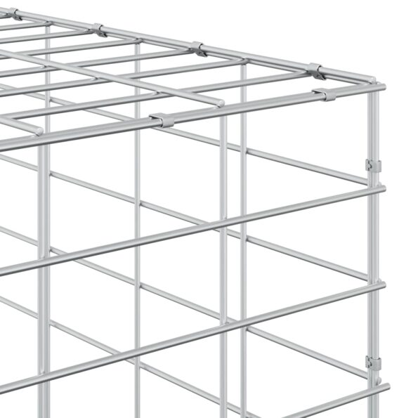 vidaXL Gabión s drôtom 5 mm a sieťou 5x10 cm 450x30x200 cm – Obrázok 5