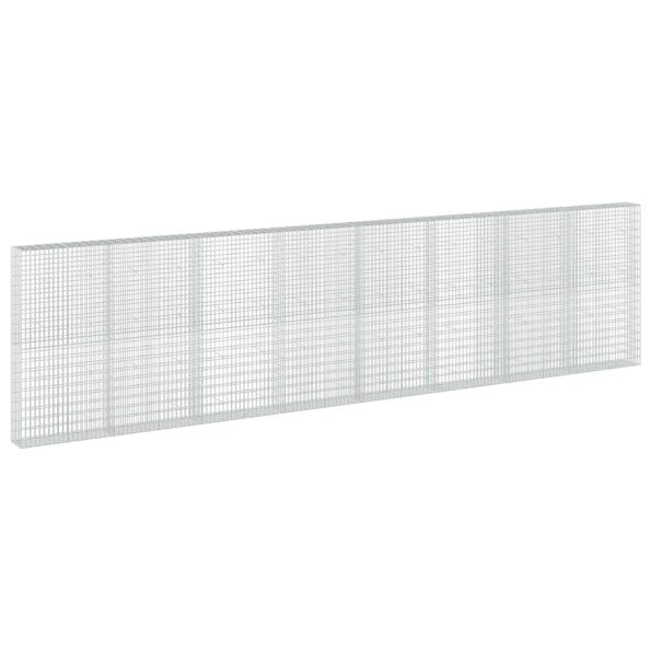 vidaXL Gabión s drôtom 5 mm a sieťou 5x10 cm 800x30x200 cm – Obrázok 2
