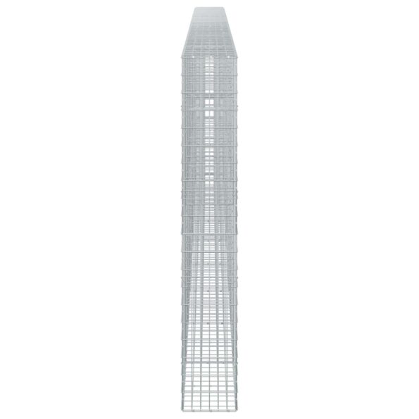 vidaXL Gabión s drôtom 5 mm a sieťou 5x10 cm 800x30x200 cm – Obrázok 4