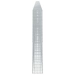 vidaXL Gabión s drôtom 5 mm a sieťou 5x10 cm 1200x30x200 cm – Obrázok 4