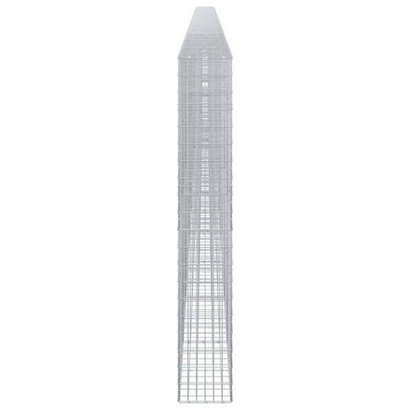 vidaXL Gabión s drôtom 5 mm a sieťou 5x10 cm 1200x30x200 cm – Obrázok 4