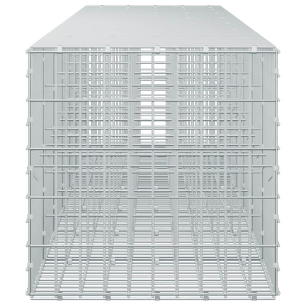 vidaXL Gabión s drôtom 5 mm a sieťou 5x10 cm 700x50x50 cm – Obrázok 4