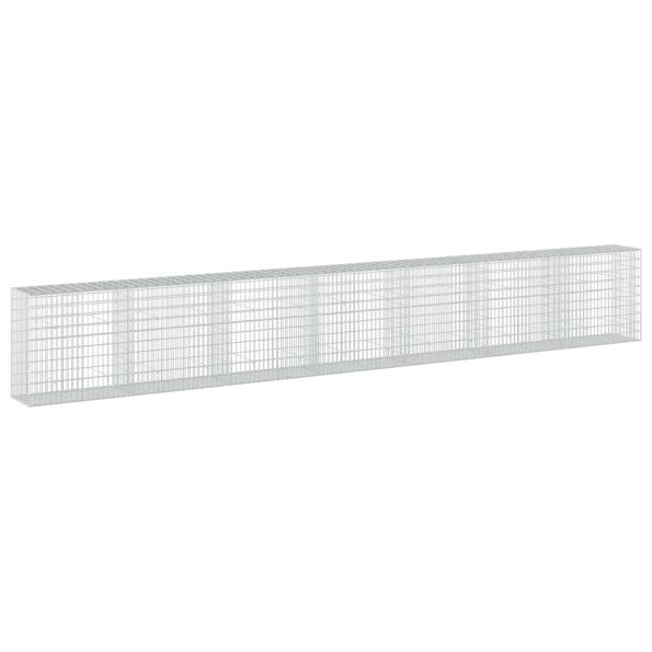 vidaXL Gabión s drôtom 5 mm a sieťou 5x10 cm 700x50x100 cm – Obrázok 2