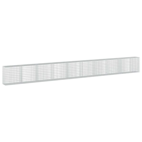 vidaXL Gabión s drôtom 5 mm a sieťou 5x10 cm 950x50x100 cm – Obrázok 2