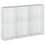 vidaXL Gabión s drôtom 5 mm a sieťou 5x10 cm 300x50x200 cm – Obrázok 2