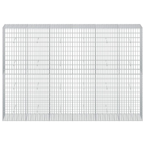 vidaXL Gabión s drôtom 5 mm a sieťou 5x10 cm 300x50x200 cm – Obrázok 3