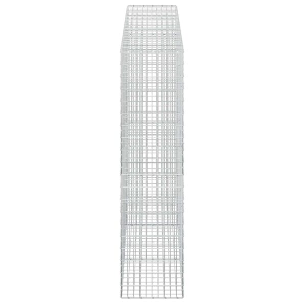 vidaXL Gabión s drôtom 5 mm a sieťou 5x10 cm 300x50x200 cm – Obrázok 4