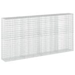 vidaXL Gabión s drôtom 5 mm a sieťou 5x10 cm 400x50x200 cm – Obrázok 2